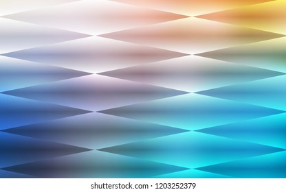 Light Blue, Yellow vector seamless texture in rectangular style. Abstract gradient illustration with rectangles. Template for business cards, websites.