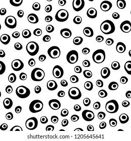 Light Blue, Yellow vector seamless pattern with spheres. Colorful illustration with blurred circles in nature style. Template for business cards, websites.
