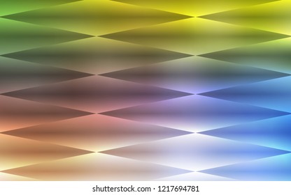 Light Blue, Yellow vector seamless backdrop with rectangles, squares. Glitter abstract illustration with rectangular shapes. Trendy design for wallpaper, fabric makers.