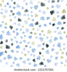 Light Blue, Yellow vector seamless background with straight lines. Modern geometrical abstract illustration with Lines. Best design for your ad, poster, banner.