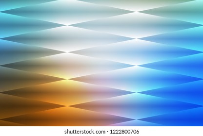 Light Blue, Yellow vector seamless texture in rectangular style. Abstract gradient illustration with rectangles. Template for business cards, websites.