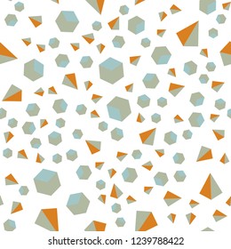 Light Blue, Yellow vector seamless, isometric cover with triangles, rectangles. Illustration with colorful triangles, rectangles. Template for business cards, websites.