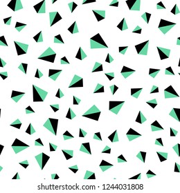 Light Blue, Yellow vector seamless, isometric cover with polygonal style. Triangles on abstract background with colorful gradient. Design for textile, fabric, wallpapers.