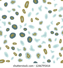 Light Blue, Yellow vector seamless cover with spots. Glitter abstract illustration with blurred drops of rain. Trendy design for wallpaper, fabric makers.
