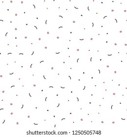 Light Blue, Yellow vector seamless background with bubbles, lines. Design with connection of dots and lines on colorful background. Design for textile, fabric, wallpapers.