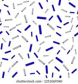 Light Blue, Yellow vector seamless, isometric background with straight lines. Shining colored illustration with sharp stripes. Pattern for trendy fabric, wallpapers.