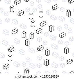 Light Blue, Yellow vector seamless, isometric pattern in square style. Modern abstract illustration with colorful rectangles. Design for textile, fabric, wallpapers.