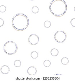 Light Blue, Yellow vector seamless cover with spots. Blurred bubbles on abstract background with colorful gradient. Template for business cards, websites.