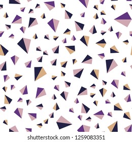 Light Blue, Yellow vector seamless, isometric layout with lines, triangles. Triangles on abstract background with colorful gradient. Pattern for trendy fabric, wallpapers.