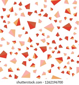 Light Blue, Yellow vector seamless, isometric layout with lines, triangles. Triangles on abstract background with colorful gradient. Pattern for trendy fabric, wallpapers.