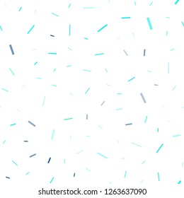 Light Blue, Yellow vector seamless background with straight lines. Shining colored illustration with narrow lines. The pattern can be used for busines ad, booklets, leaflets