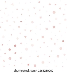 Light Blue, Yellow vector seamless cover with polygonal style with circles. Glitter abstract illustration with spheres, squares, lines. Template for business cards, websites.