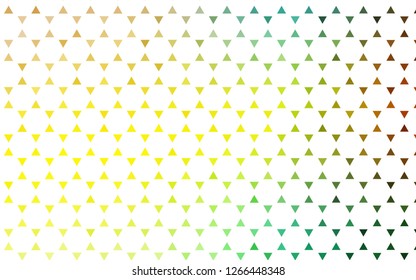 Light Blue, Yellow vector seamless layout with lines, triangles. Modern abstract illustration with colorful triangles. Template for business cards, websites.