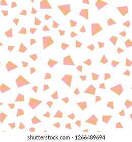 Light Blue, Yellow vector seamless, isometric backdrop with lines, triangles. Glitter abstract illustration with triangular shapes. Design for wallpaper, fabric makers.