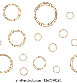 Light Blue, Yellow vector seamless pattern with spheres. Modern abstract illustration with colorful water drops. Template for business cards, websites.