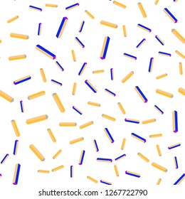 Light Blue, Yellow vector seamless, isometric background with straight lines. Lines on blurred abstract background with gradient. Template for business cards, websites.