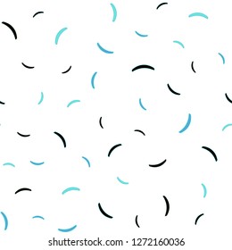 Light Blue, Yellow vector seamless template with lines. A sample with colorful lines, shapes. Abstract style for your business design.