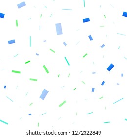 Light Blue, Yellow vector seamless texture in rectangular style. Beautiful illustration with rectangles and squares. Pattern for busines ad, booklets, leaflets