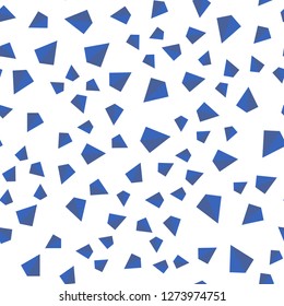 Light Blue, Yellow vector seamless, isometric pattern with polygonal style. Illustration with set of colorful triangles. Pattern for trendy fabric, wallpapers.