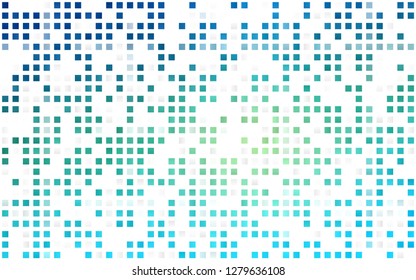 Light Blue, Yellow vector seamless backdrop with rectangles, squares. Glitter abstract illustration with rectangular shapes. Trendy design for wallpaper, fabric makers.