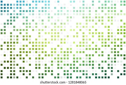 Light Blue, Yellow vector seamless layout with lines, rectangles. Illustration with set of colorful rectangles. Template for business cards, websites.