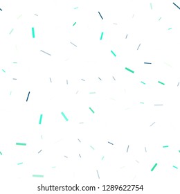 Light Blue, Yellow vector seamless template with repeated sticks. Blurred decorative design in simple style with lines. Smart design for your business advert.