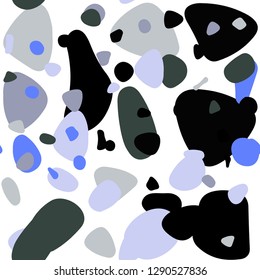 Light Blue, Yellow vector seamless backdrop with dots. Blurred bubbles on abstract background with colorful gradient. Texture for window blinds, curtains.