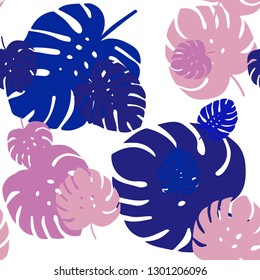 Light Blue, Yellow vector seamless doodle layout with leaves. Glitter abstract illustration with doodles and leaves. Design for textile, fabric, wallpapers.