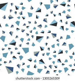 Light Blue, Yellow vector seamless, isometric layout with lines, triangles. Triangles on abstract background with colorful gradient. Template for business cards, websites.