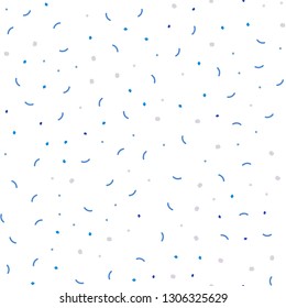 Light Blue, Yellow vector seamless template with circles, triangles. Abstract illustration with colorful discs and triangles. Trendy design for wallpaper, fabric makers.
