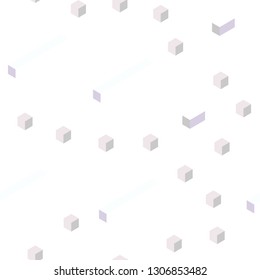 Light Blue, Yellow vector seamless, isometric background with rectangles. Illustration with set of colorful rectangles. Pattern for trendy fabric, wallpapers.