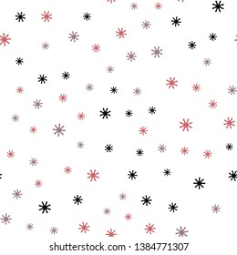 Light Blue, Yellow vector seamless background with xmas snowflakes. Shining colorful illustration with snow in christmas style. Design for wallpaper, fabric makers.