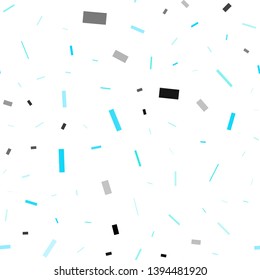 Light Blue, Yellow vector seamless cover in polygonal style. Glitter abstract illustration with rectangular shapes. Best design for your ad, poster, banner.