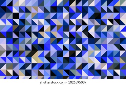 Light Blue, Yellow vector shining triangular pattern. Colorful abstract illustration with gradient. Triangular pattern for your business design.