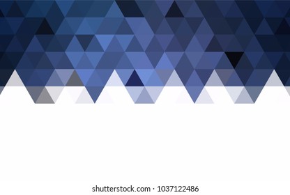 Light Blue, Yellow vector shining triangular background. Colorful abstract illustration with gradient. The polygonal design can be used for your web site.