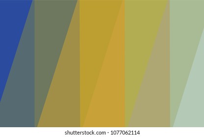 Light Blue, Yellow vector shining triangular cover. Polygonal abstract illustration with gradient. That pattern can be used as a part of a brand book.
