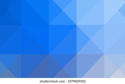 Light Blue, Yellow vector shining triangular layout. Elegant bright polygonal illustration with gradient. Triangular pattern for your business design.