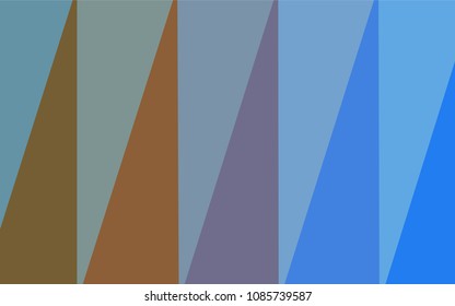Light Blue, Yellow vector shining triangular backdrop. Colorful illustration in polygonal style with gradient. A new texture for your design.