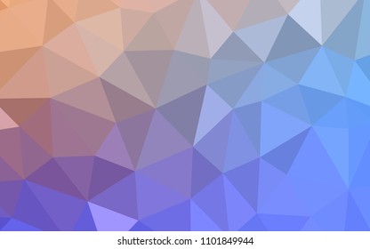Light Blue, Yellow vector shining triangular layout. Colorful abstract illustration with triangles. Brand new design for your business.