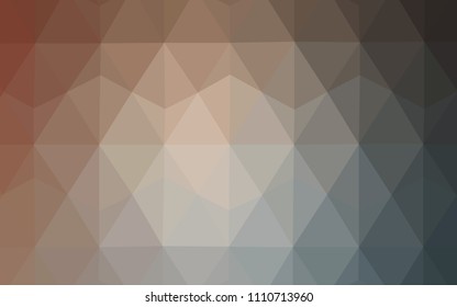 Light Blue, Yellow vector shining triangular backdrop. Elegant bright polygonal illustration with gradient. Pattern for a brand book's backdrop.