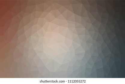 Light Blue, Yellow vector shining triangular layout. Colorful illustration in polygonal style with gradient. Template for cell phone's backgrounds.