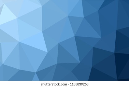 Light Blue, Yellow vector shining triangular layout. Elegant bright polygonal illustration with gradient. New template for your brand book.