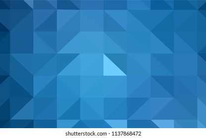 Light Blue, Yellow vector shining triangular cover. Triangular geometric sample with gradient.  A new texture for your web site.