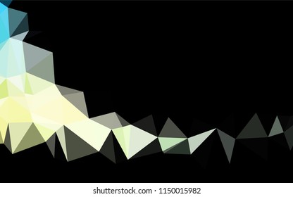 Light Blue, Yellow vector shining hexagonal background. An elegant bright illustration with gradient. The completely new template can be used for your brand book.