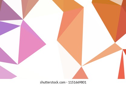 Light Blue, Yellow vector shining triangular layout. Glitter abstract illustration with an elegant triangles. Pattern for a brand book's backdrop.