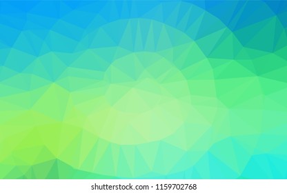 Light Blue, Yellow vector shining hexagonal template. Colorful abstract illustration with gradient. A completely new design for your business.