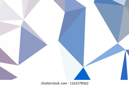Light Blue, Yellow vector shining triangular cover. Modern abstract illustration with triangles. New template for your brand book.