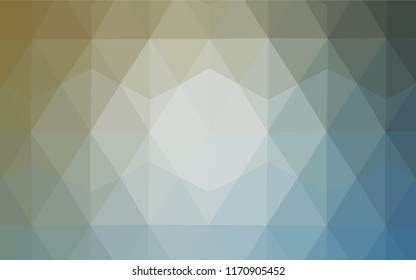 Light Blue, Yellow vector shining triangular layout. Shining colorful illustration with triangles. Brand new design for your business.