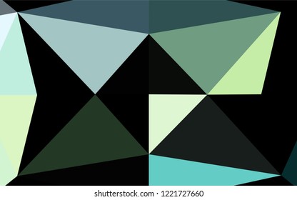 Light Blue, Yellow vector shining hexagonal background. Shining colored illustration in a Brand new style. The textured pattern can be used for background.