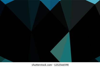 Light Blue, Yellow vector shining hexagonal template. Modern geometrical abstract illustration with gradient. Brand new style for your business design.
